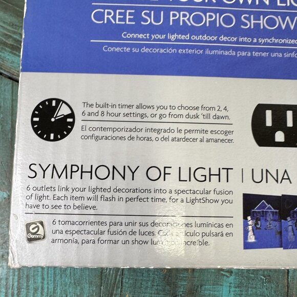 NOS Gemmy Christmas 2010 Create Your Own Holiday Light Show with Timer - Picture 10 of 16